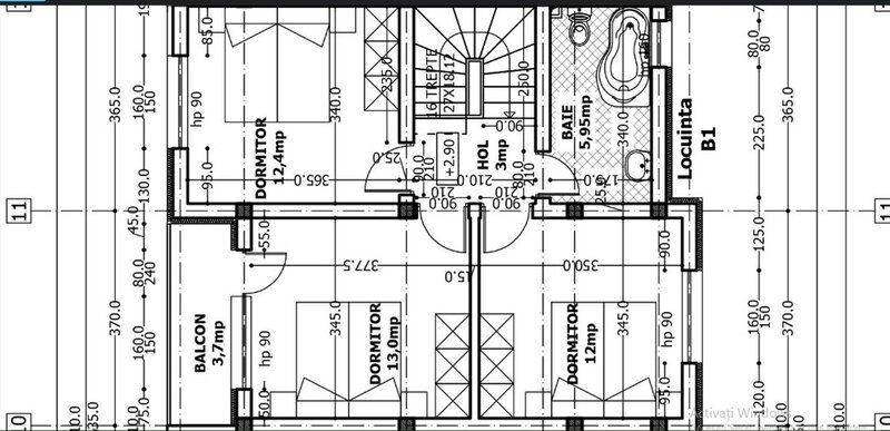 Centru Popesti Leordeni, vila gata, la alb, 4 cam., 2 bai, parcare, mut. imediata.