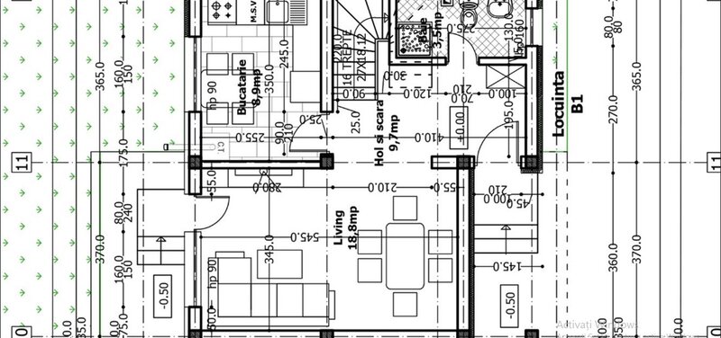 Centru Popesti Leordeni, vila gata, la alb, 4 cam., 2 bai, parcare, mut. imediata.